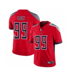 Men's Tennessee Titans #99 Jurrell Casey Limited Red Inverted Legend Football Jersey