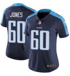 Women's Nike Tennessee Titans #60 Ben Jones Navy Blue Alternate Vapor Untouchable Limited Player NFL Jersey
