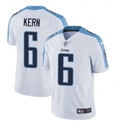 Youth Nike Tennessee Titans #6 Brett Kern Elite White NFL Jersey