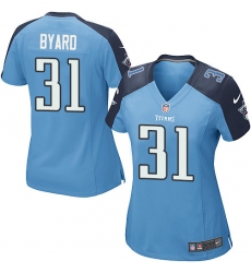 Women's Nike Tennessee Titans #31 Kevin Byard Game Light Blue Team Color NFL Jersey