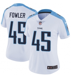 Women's Nike Tennessee Titans #45 Jalston Fowler White Vapor Untouchable Limited Player NFL Jersey