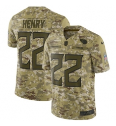 Men's Nike Tennessee Titans #22 Derrick Henry Limited Camo 2018 Salute to Service NFL Jersey Men's Nike Tennessee Titans #22 Derrick Henry Limited Camo 2018 Salute to Service NFL Jersey