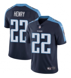 Men's Nike Tennessee Titans #22 Derrick Henry Navy Blue Alternate Vapor Untouchable Limited Player NFL Jersey Men's Nike Tennessee Titans #22 Derrick Henry Navy Blue Alternate Vapor Untouchable Limited Player NFL Jersey