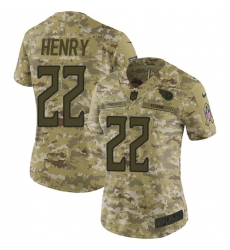 Women's Nike Tennessee Titans #22 Derrick Henry Limited Camo 2018 Salute to Service NFL Jersey Women's Nike Tennessee Titans #22 Derrick Henry Limited Camo 2018 Salute to Service NFL Jersey