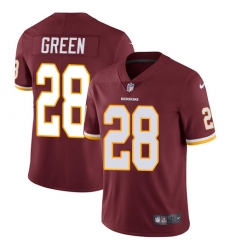 Men's Nike Washington Redskins #28 Darrell Green Burgundy Red Team Color Vapor Untouchable Limited Player NFL Jersey