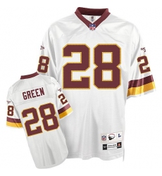 Reebok Washington Redskins #28 Darrell Green White Authentic Throwback NFL Jersey