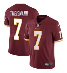 Youth Nike Washington Redskins #7 Joe Theismann Elite Burgundy Red Team Color NFL Jersey