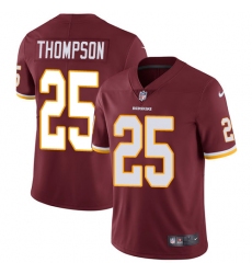 Youth Nike Washington Redskins #25 Chris Thompson Elite Burgundy Red Team Color NFL Jersey