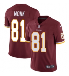 Youth Nike Washington Redskins #81 Art Monk Burgundy Red Team Color Vapor Untouchable Limited Player NFL Jersey