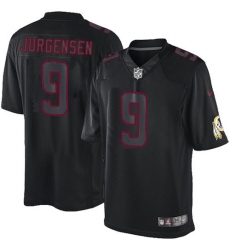 Men's Nike Washington Redskins #9 Sonny Jurgensen Limited Black Impact NFL Jersey