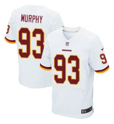 Men's Nike Washington Redskins #93 Trent Murphy Elite White NFL Jersey