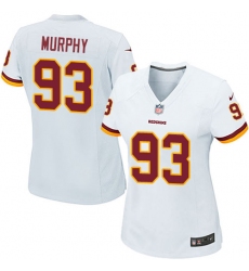 Women's Nike Washington Redskins #93 Trent Murphy Game White NFL Jersey