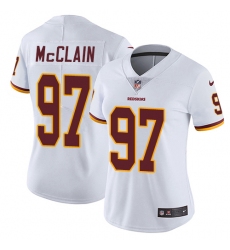 Women's Nike Washington Redskins #97 Terrell McClain Elite White NFL Jersey