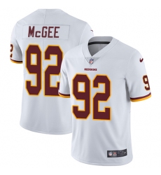 Youth Nike Washington Redskins #92 Stacy McGee Elite White NFL Jersey