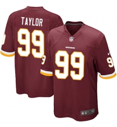 Men's Nike Washington Redskins #99 Phil Taylor Game Burgundy Red Team Color NFL Jersey