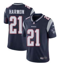 Youth Nike New England Patriots #21 Duron Harmon Navy Blue Team Color Vapor Untouchable Limited Player NFL Jersey