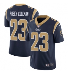 Men's Nike Los Angeles Rams #23 Nickell Robey-Coleman Navy Blue Team Color Vapor Untouchable Limited Player NFL Jersey
