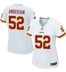 Women's Nike Washington Redskins #52 Ryan Anderson Game White NFL Jersey