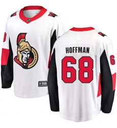 Youth Ottawa Senators #68 Mike Hoffman Fanatics Branded White Away Breakaway NHL Jersey