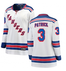 Women's New York Rangers #3 James Patrick Fanatics Branded White Away Breakaway NHL Jersey