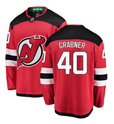 Youth New Jersey Devils #40 Michael Grabner Fanatics Branded Red Home Breakaway NHL Jersey