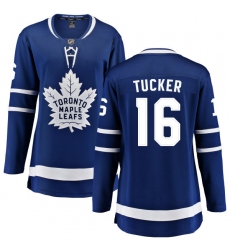 Women's Toronto Maple Leafs #16 Darcy Tucker Fanatics Branded Royal Blue Home Breakaway NHL Jersey