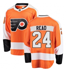 Youth Philadelphia Flyers #24 Matt Read Fanatics Branded Orange Home Breakaway NHL Jersey