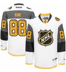 Men's Reebok Chicago Blackhawks #88 Patrick Kane Premier White 2016 All Star NHL Jersey