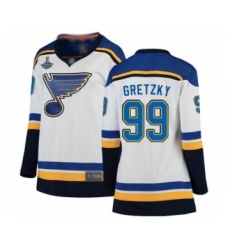Women's St. Louis Blues #2 Al Macinnis Authentic Green Salute to Service 2019 Stanley Cup Champions Hockey Jersey
