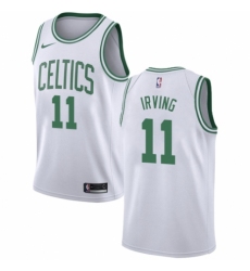 Youth Nike Boston Celtics #11 Kyrie Irving Authentic White NBA Jersey - Association Edition