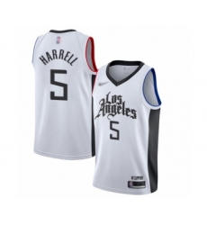 Men's Los Angeles Clippers #23 Louis Williams Swingman White Basketball Jersey - 2019 20 City Edition