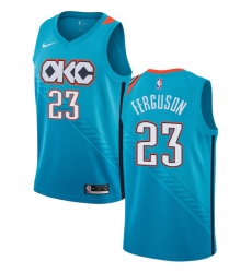 Youth Nike Oklahoma City Thunder #23 Terrance Ferguson Swingman Turquoise NBA Jersey - City Edition