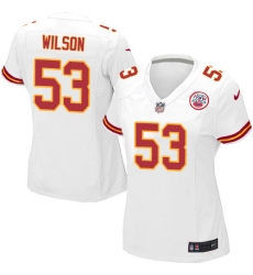 Women's Nike Kansas City Chiefs #53 Ramik Wilson Game White NFL Jersey