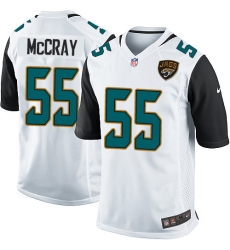 Men's Nike Jacksonville Jaguars #55 Lerentee McCray Game White NFL Jersey