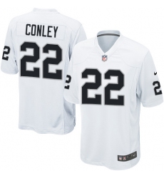 Men's Nike Oakland Raiders #22 Gareon Conley Game White NFL Jersey