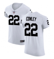 Men's Nike Oakland Raiders #22 Gareon Conley White Vapor Untouchable Elite Player NFL Jersey