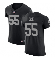 Men's Nike Oakland Raiders #55 Marquel Lee Black Team Color Vapor Untouchable Elite Player NFL Jersey