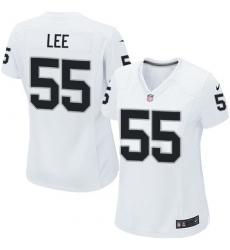 Women's Nike Oakland Raiders #55 Marquel Lee Game White NFL Jersey