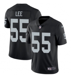Youth Nike Oakland Raiders #55 Marquel Lee Black Team Color Vapor Untouchable Elite Player NFL Jersey