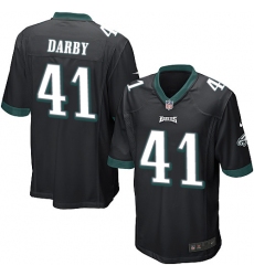 Men's Nike Philadelphia Eagles #41 Ronald Darby Game Black Alternate NFL Jersey