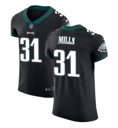 Men's Nike Philadelphia Eagles #31 Jalen Mills Black Vapor Untouchable Elite Player NFL Jersey