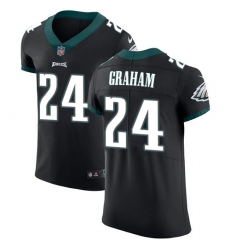 Men's Nike Philadelphia Eagles #24 Corey Graham Black Vapor Untouchable Elite Player NFL Jersey