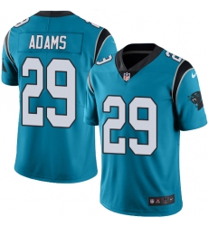 Men's Nike Carolina Panthers #29 Mike Adams Blue Alternate Vapor Untouchable Limited Player NFL Jersey