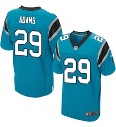 Men's Nike Carolina Panthers #29 Mike Adams Elite Blue Alternate NFL Jersey