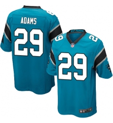 Men's Nike Carolina Panthers #29 Mike Adams Game Blue Alternate NFL Jersey