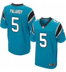 Men's Nike Carolina Panthers #5 Michael Palardy Elite Blue Alternate NFL Jersey