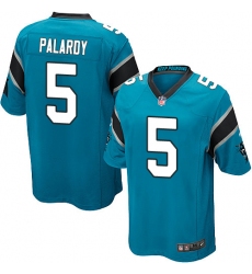 Men's Nike Carolina Panthers #5 Michael Palardy Game Blue Alternate NFL Jersey