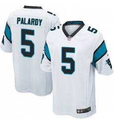 Men's Nike Carolina Panthers #5 Michael Palardy Game White NFL Jersey