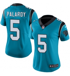 Women's Nike Carolina Panthers #5 Michael Palardy Blue Alternate Vapor Untouchable Elite Player NFL Jersey