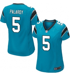 Women's Nike Carolina Panthers #5 Michael Palardy Game Blue Alternate NFL Jersey